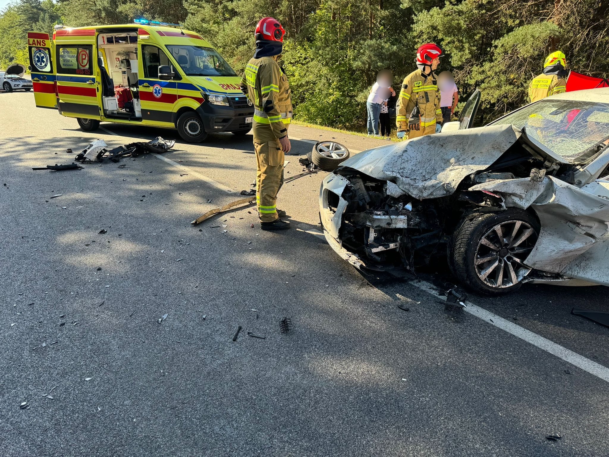 Tragiczny wypadek w Nieporęcie. Jedna osoba nie żyje