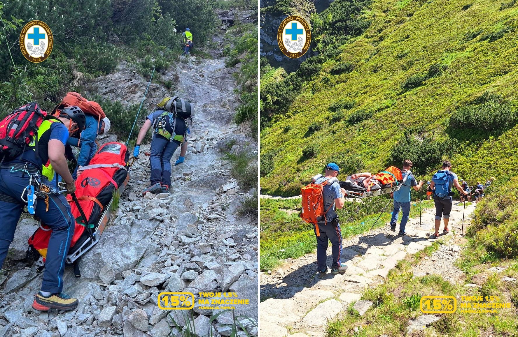 Intensywny weekend TOPR. 15 akcji ratunkowych w Tatrach, jedna osoba nie żyje